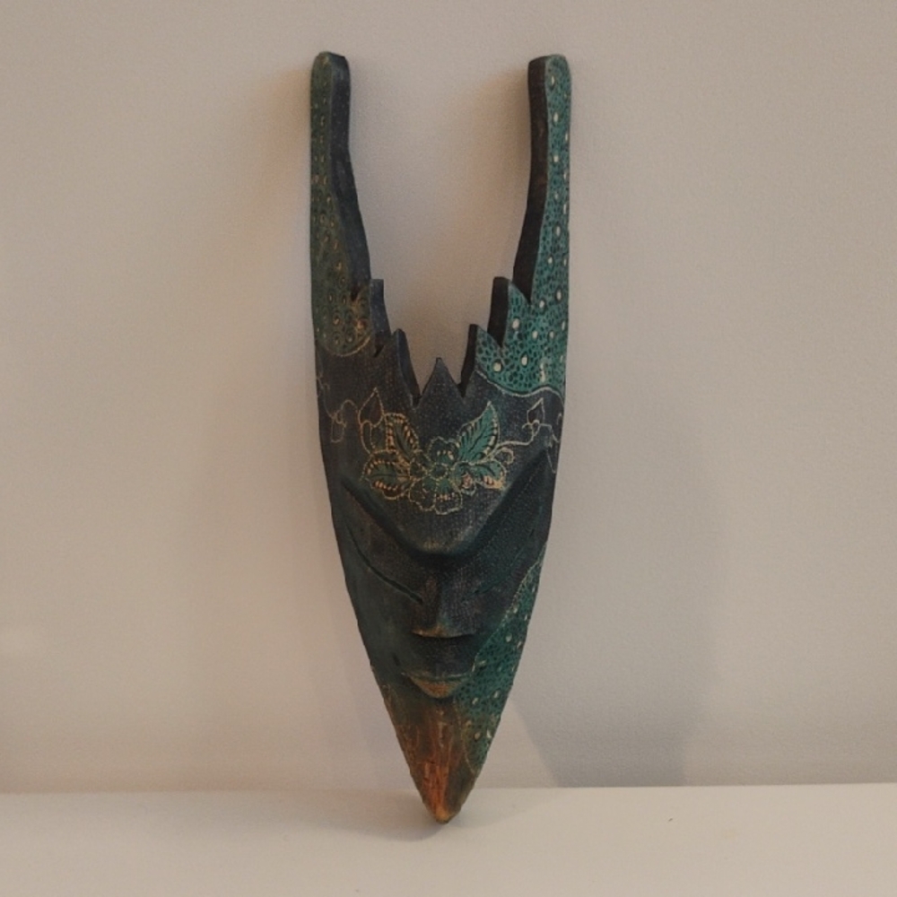 Batik Tribal Hand Carved Mask